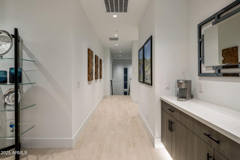 Hallway from Stairs and Elevator