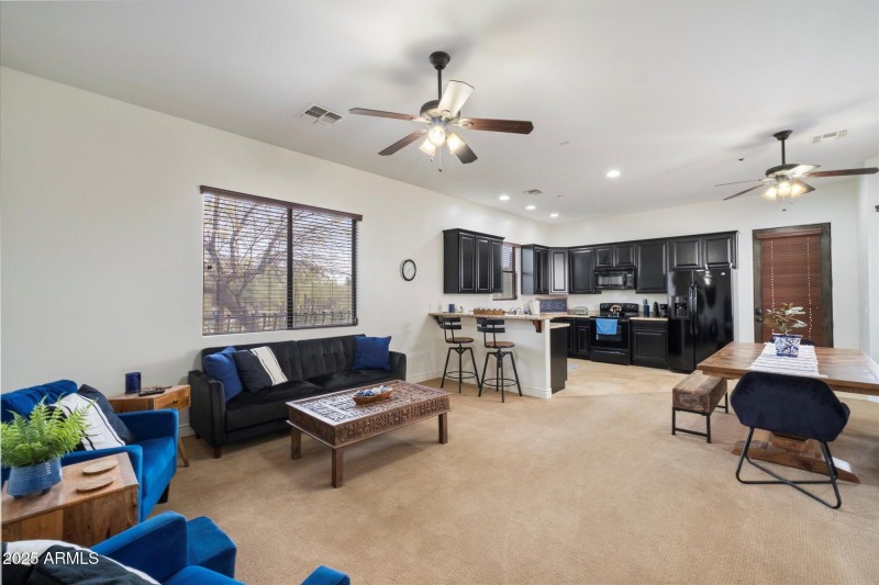 Guest House Dining and Living Room