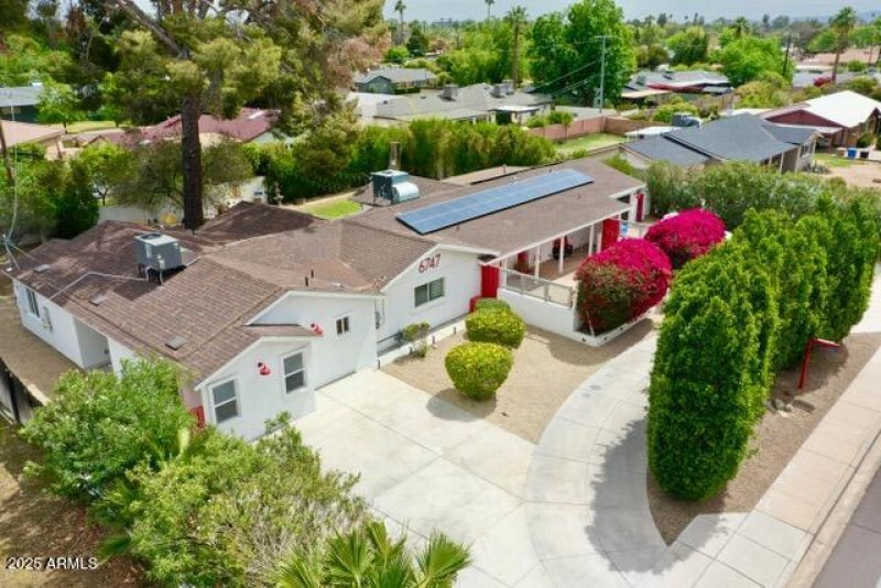 Arial Photo Left side of House