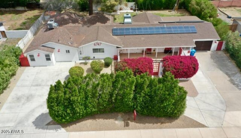 Arial Photo Front of House
