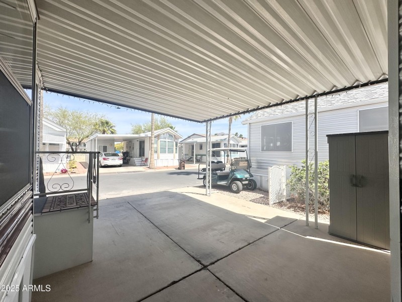 STREET VIEW FROM CARPORT