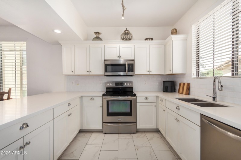 Updated Kitchen with Tile floor