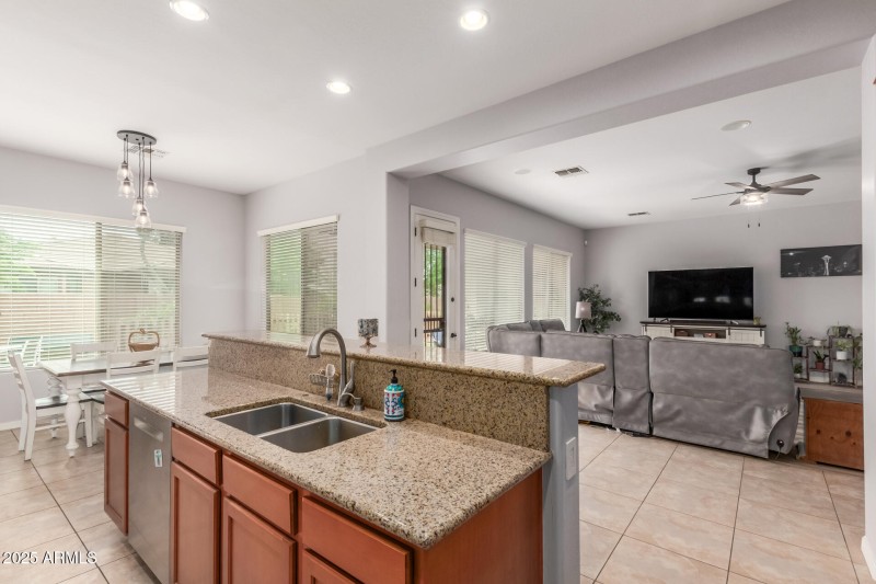 Open to Family Room