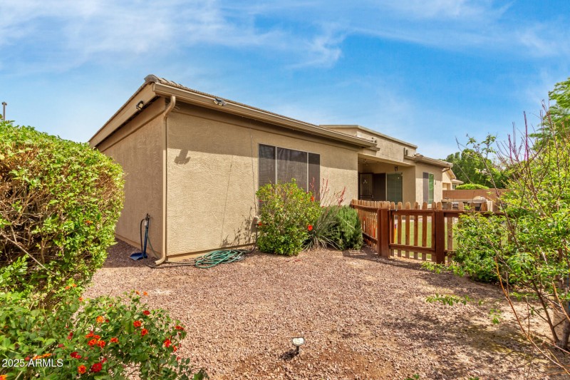 back/side yard