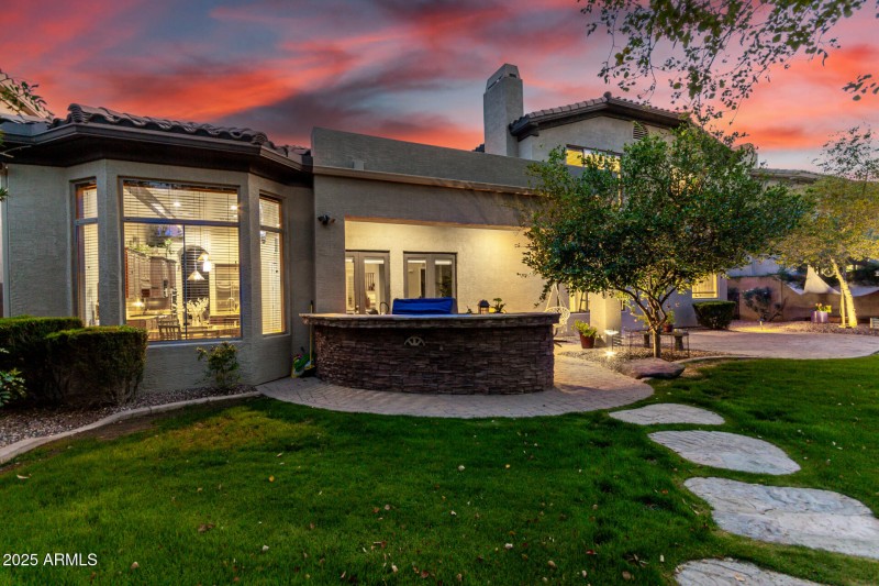 Backyard Twilight