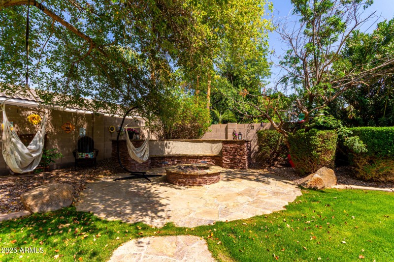 Firepit & Seating Area