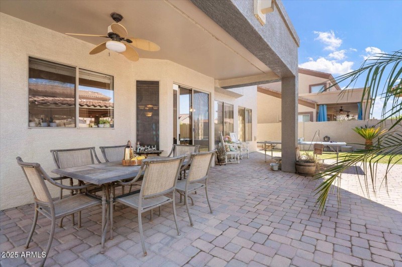 Covered Patio and Pavers