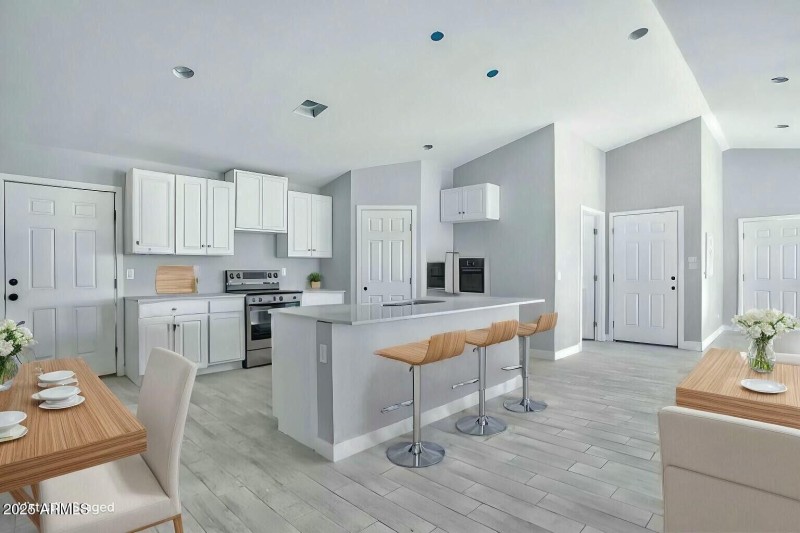 Pueblo Kitchen Staged
