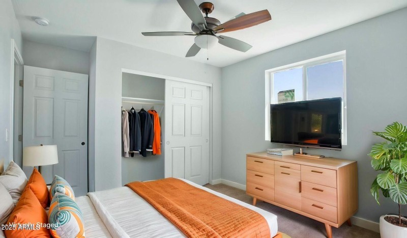 Pueblo Bedroom Staged 4