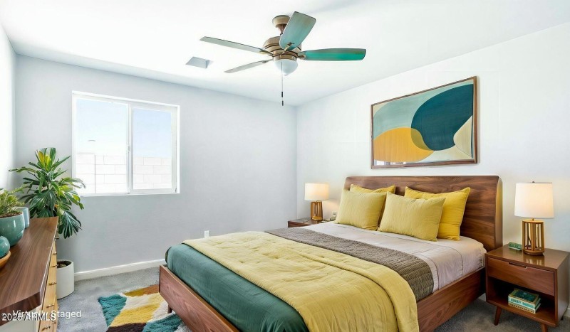 Pueblo Bedroom Staged 2