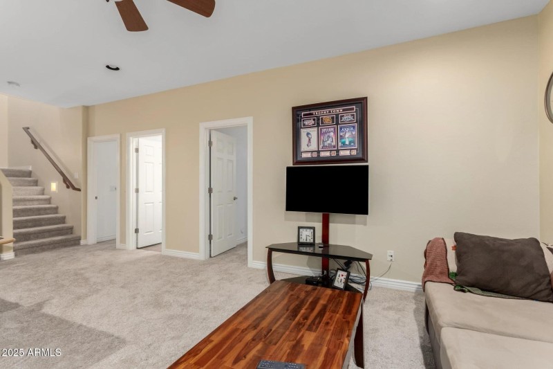 Basement View to Stairs
