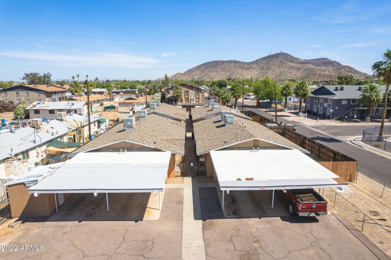 Drone View Low Alt to North