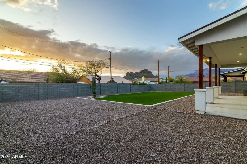 Huge backyard with views