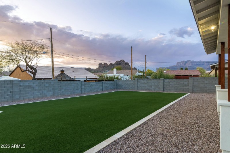 Backyard with VIEWS