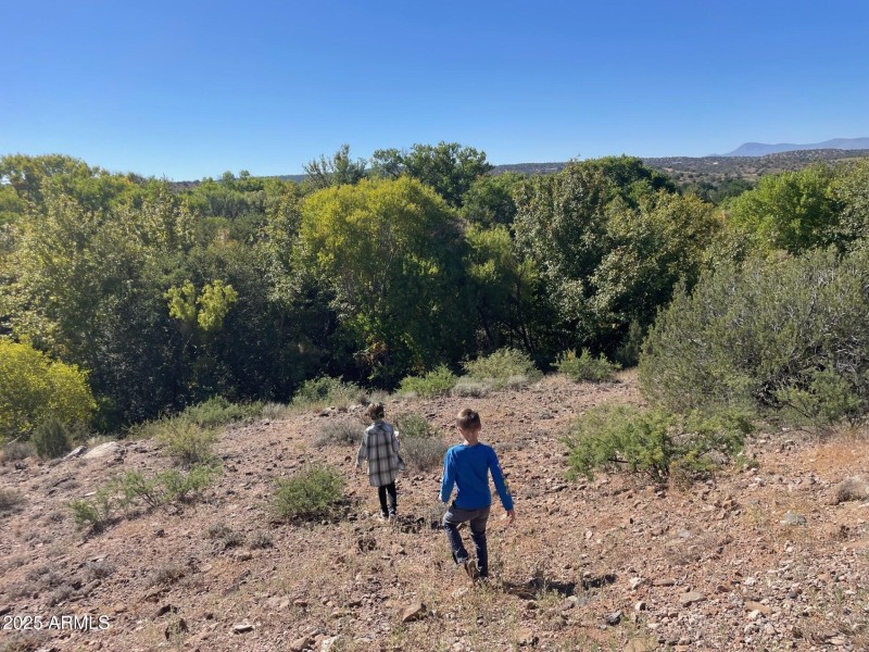 Walking down to the creek