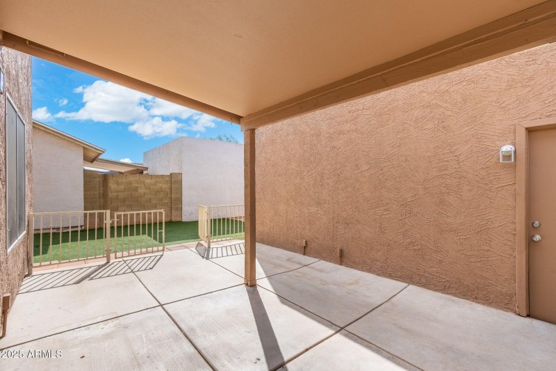 Back patio