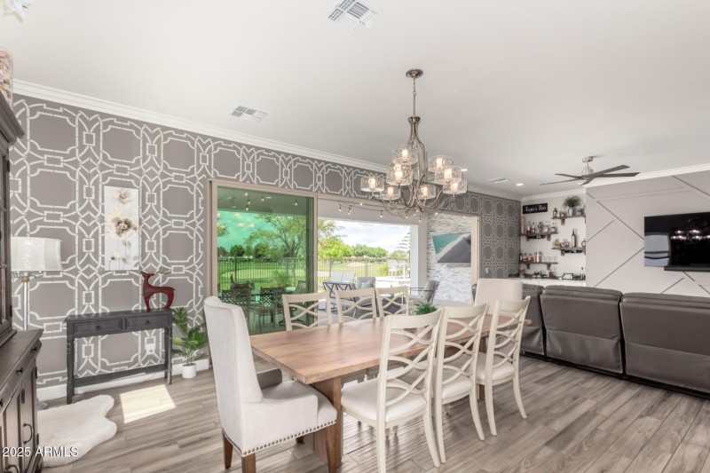 Dining Room view toards Golf Course