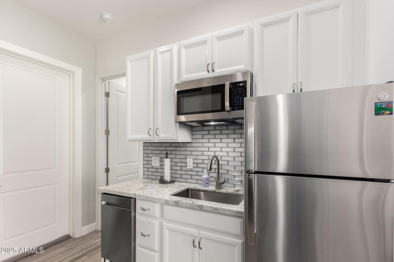 Casita kitchen area
