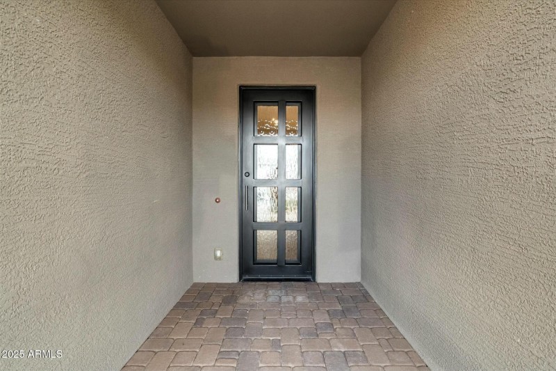 Custom iron door