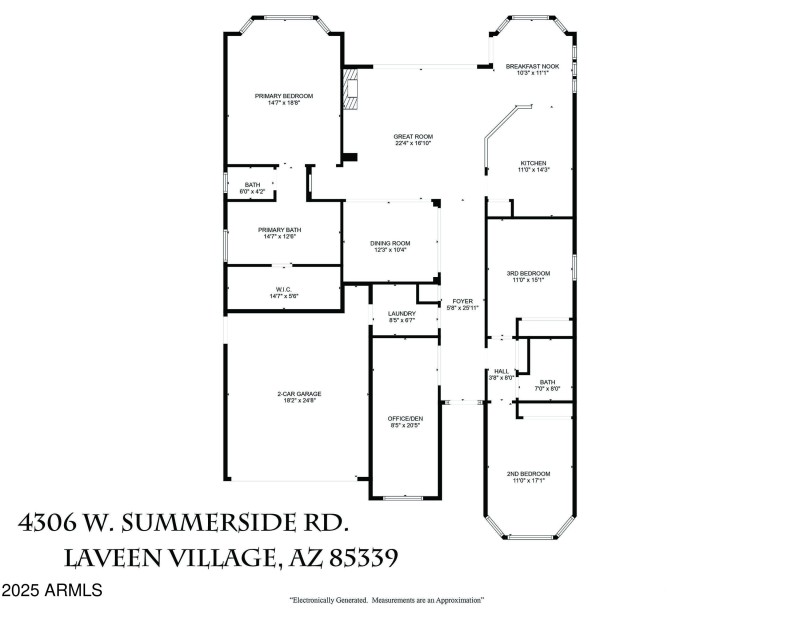 Floor Plan - 4306 W. Summerside Rd
