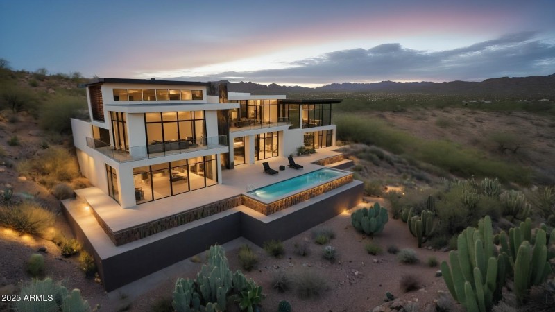 Rendering with Mountain Views