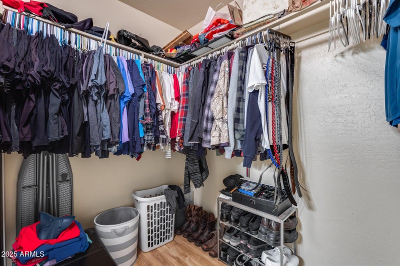 Primary closet