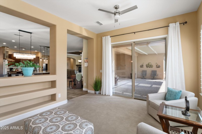 Sliding Doors at Sitting Room