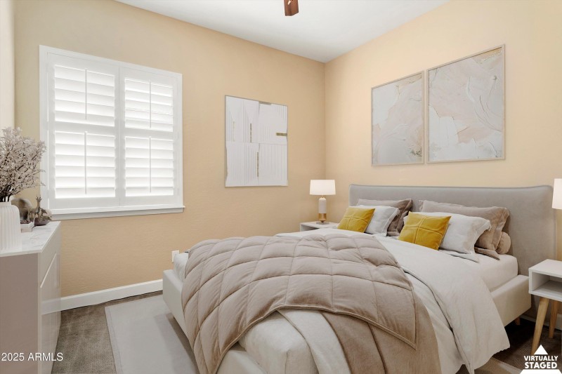 Virtual Staged - Bedroom 2 - Staged
