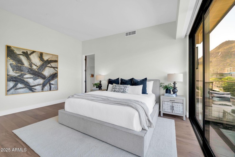 Spacious primary bedroom