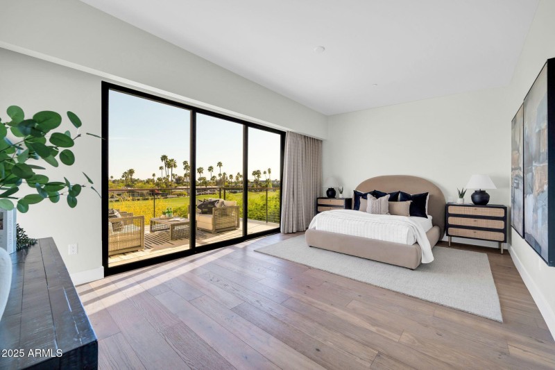 Spacious 2nd bedroom with views