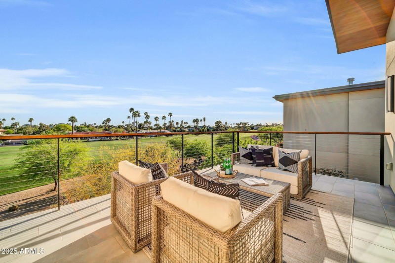 Private balcony with stunning views