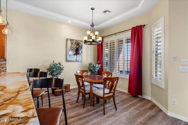 Breakfast area