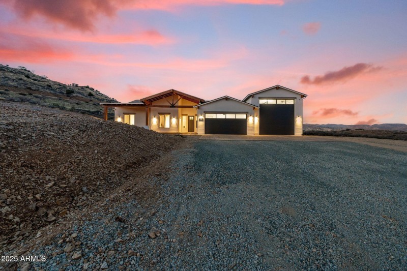 Front twilight shot
