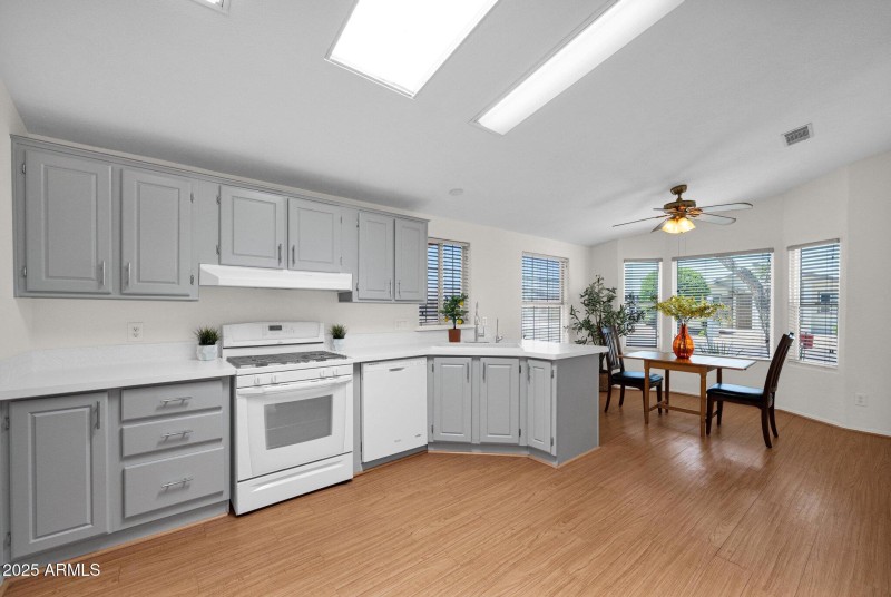 Freshly Painted Cabinets
