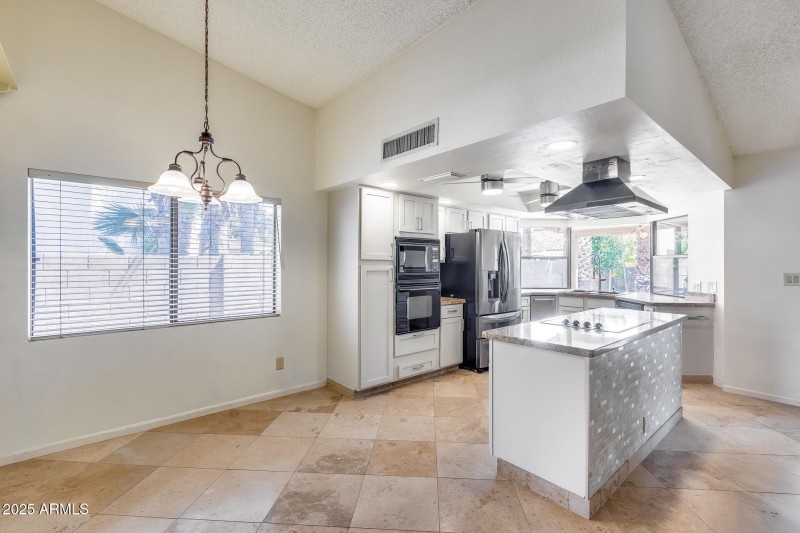 Kitchen with eat in dining