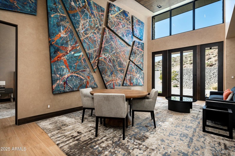 "In house Casita sitting/dining area