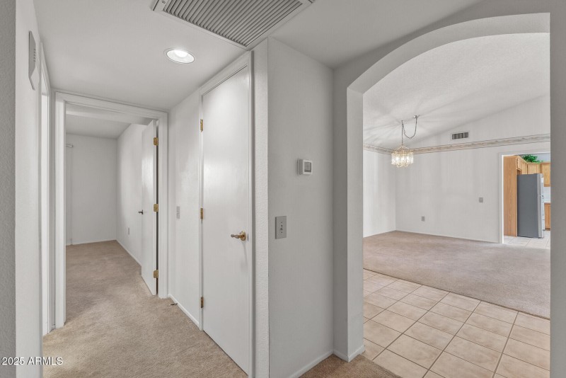 Hall to 2nd bedroom