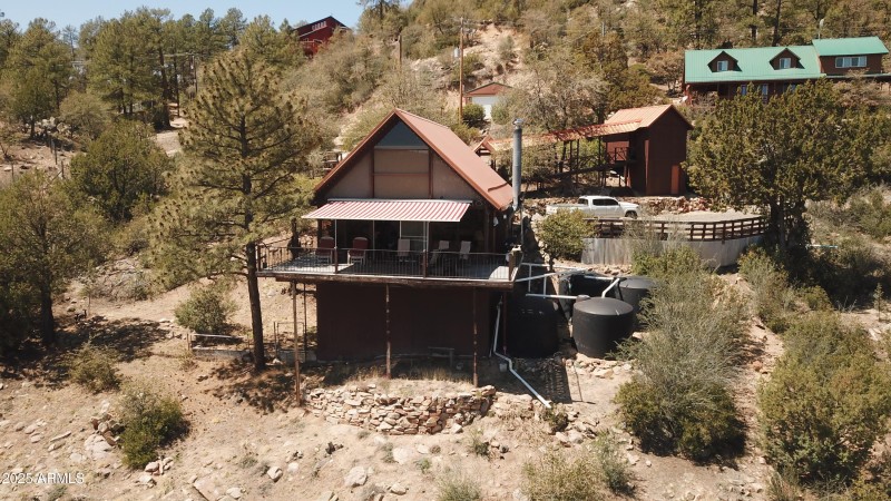 Hillside cabin