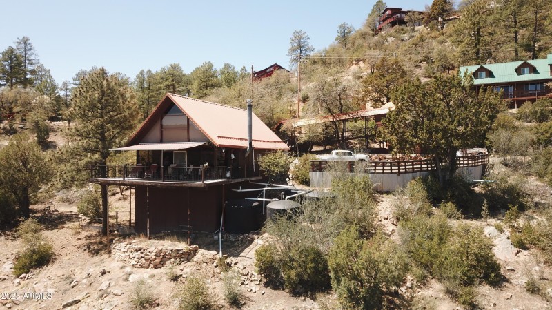 Hillside cabin