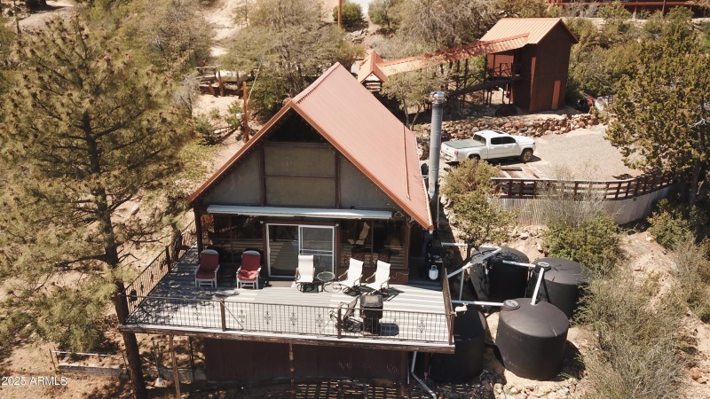 Hillside cabin