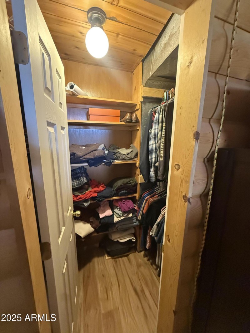 Loft walk in closet