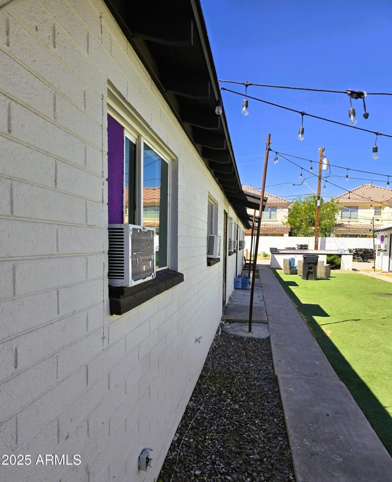 Side yard Area