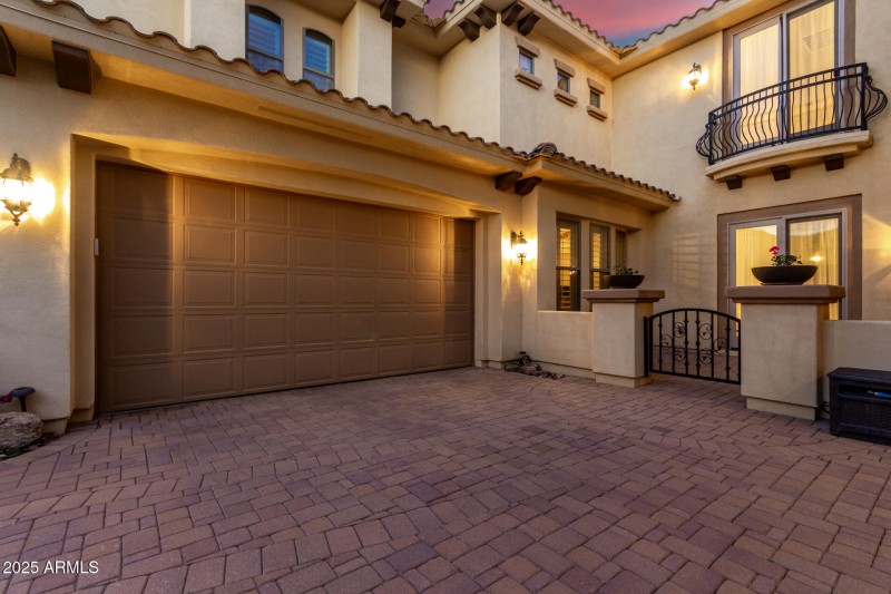 Paved Courtyard with Juliet balcony