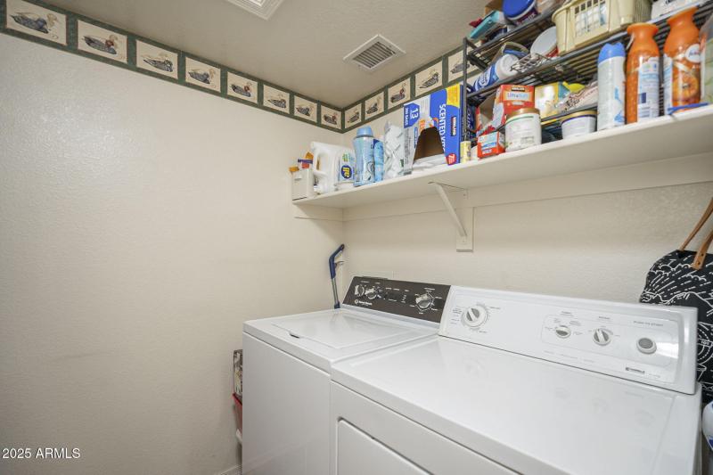 Laundry room & pantry/storage