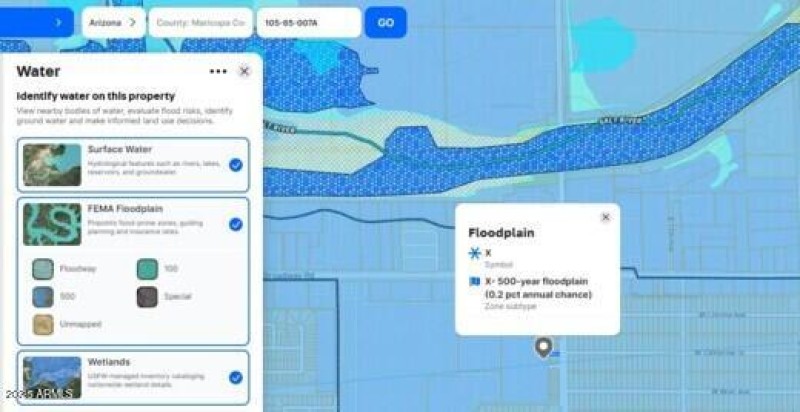Floodplain & Wetlands Map_105-65-007A