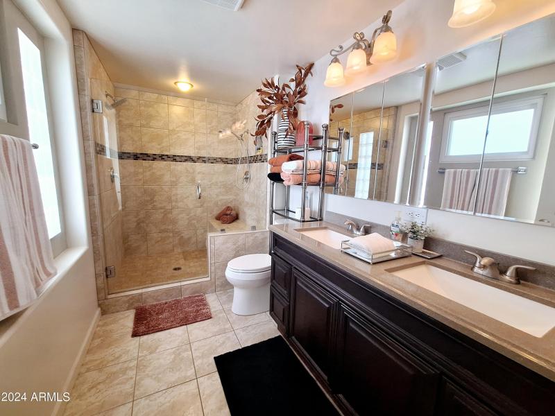 Master bath with Walk In Shower