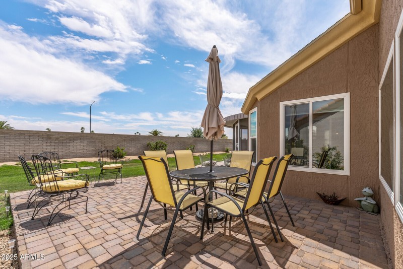 2nd back patio
