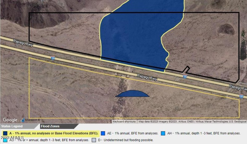Harquahala Land Floodzone Detail