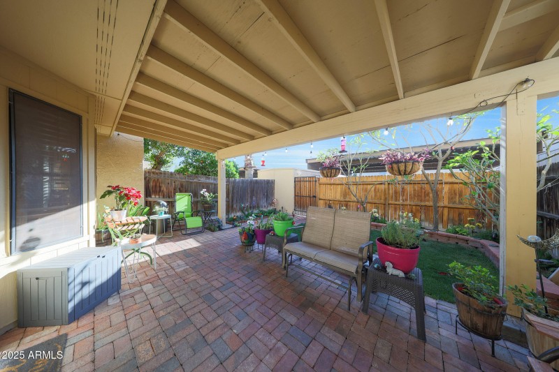 Back door to Patio