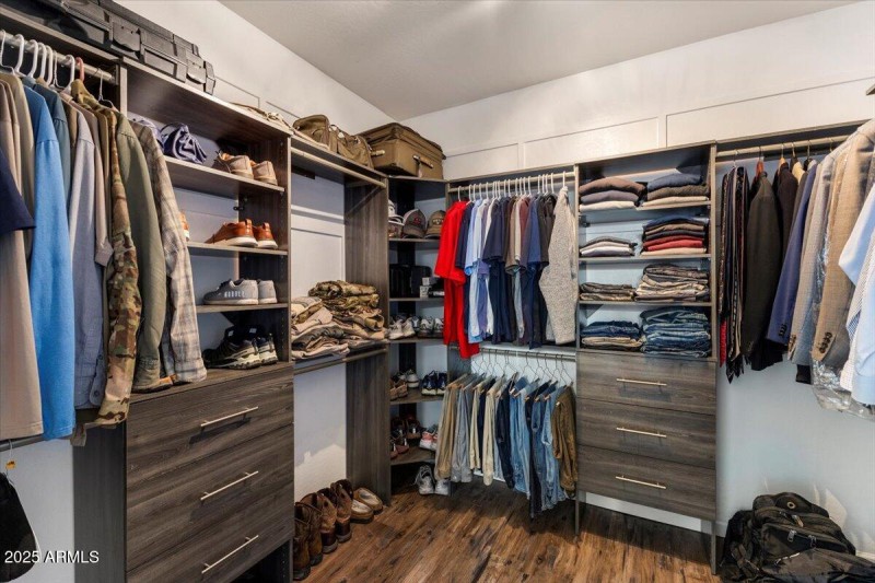 Primary closet